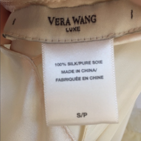 Vera Wang Luxe silk nightgown slip - Picture 4 of 5